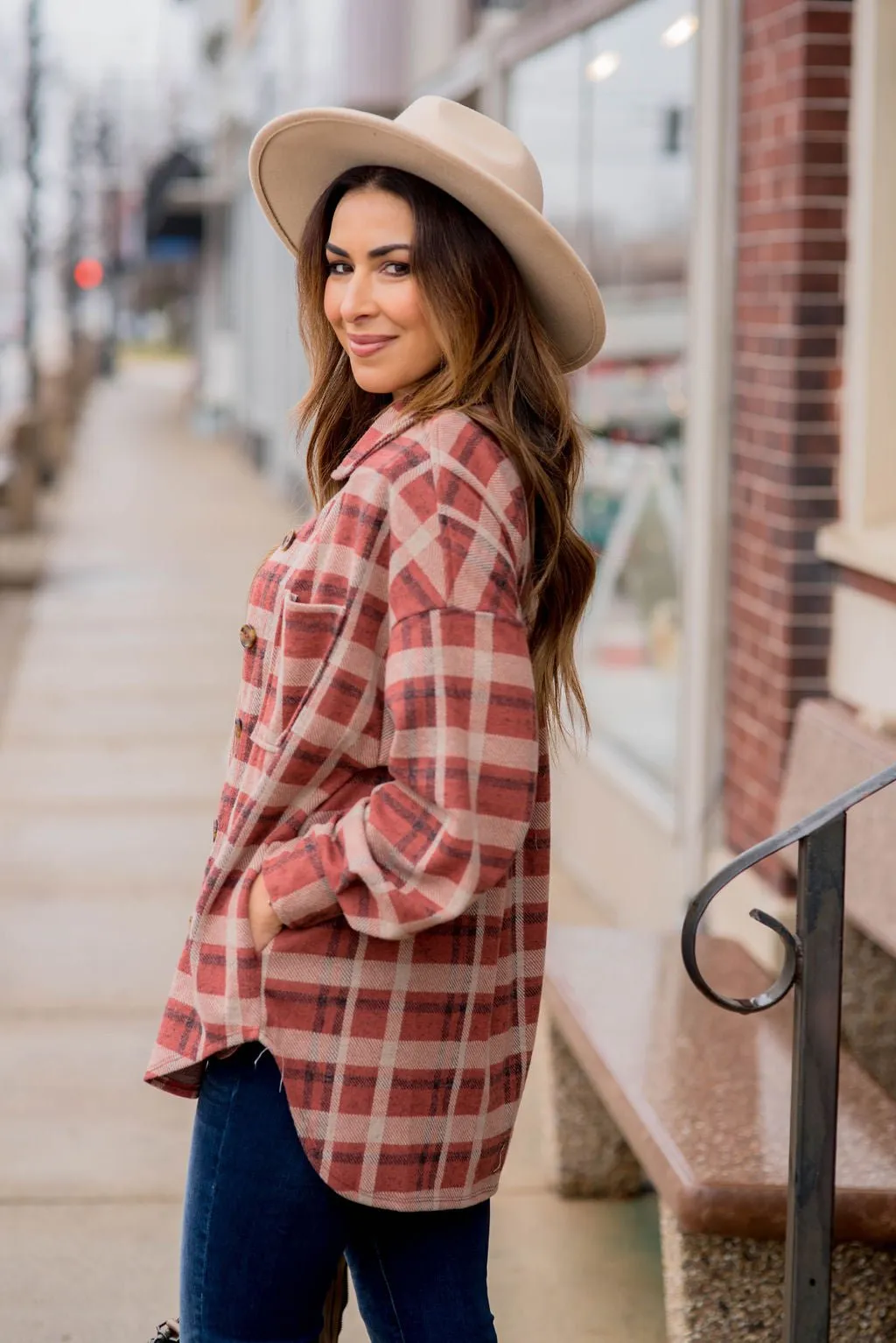 Free Spirit Plaid Shacket