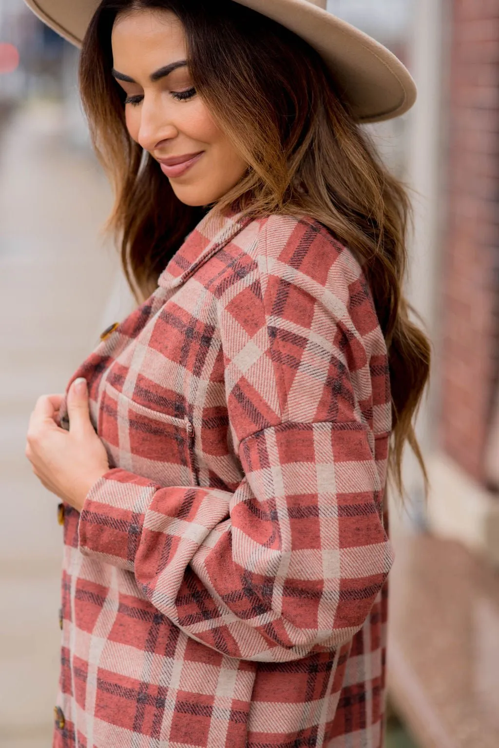 Free Spirit Plaid Shacket