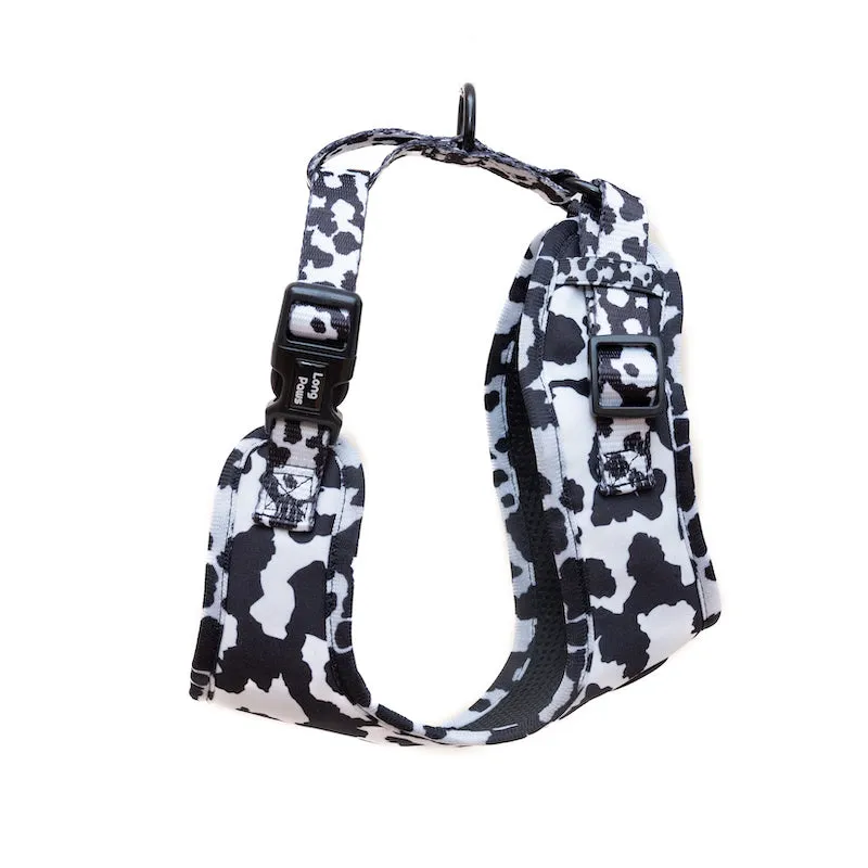 Funk the Dog Harness & Lead Set | Cow Print