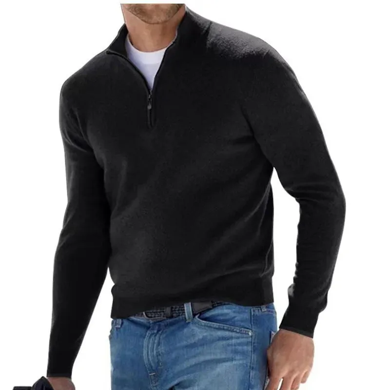 Funki Buys | Sweaters | Men's Slim Fit V-neck Casual Pullover