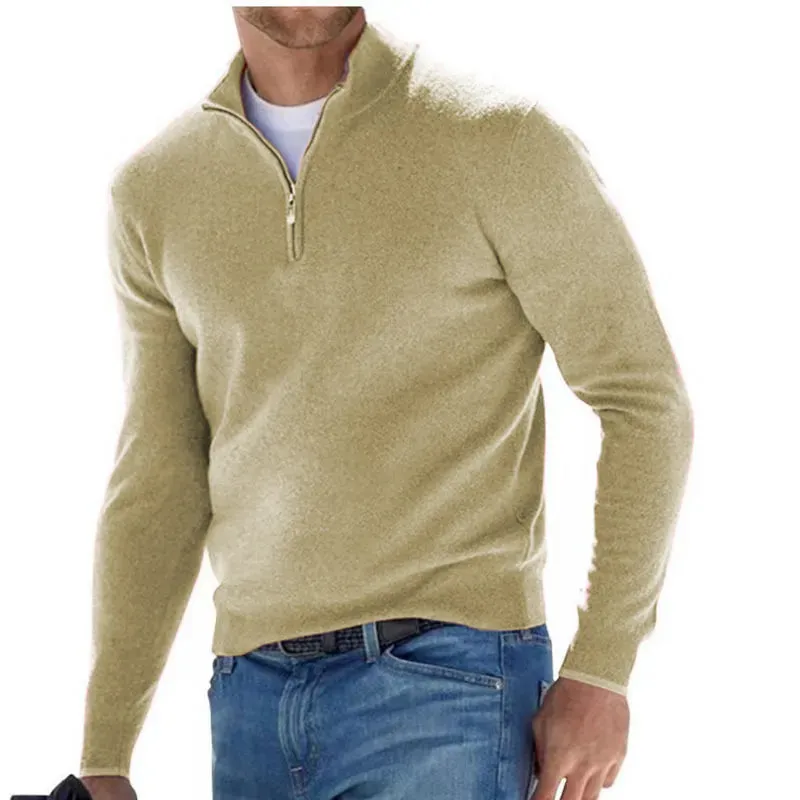 Funki Buys | Sweaters | Men's Slim Fit V-neck Casual Pullover