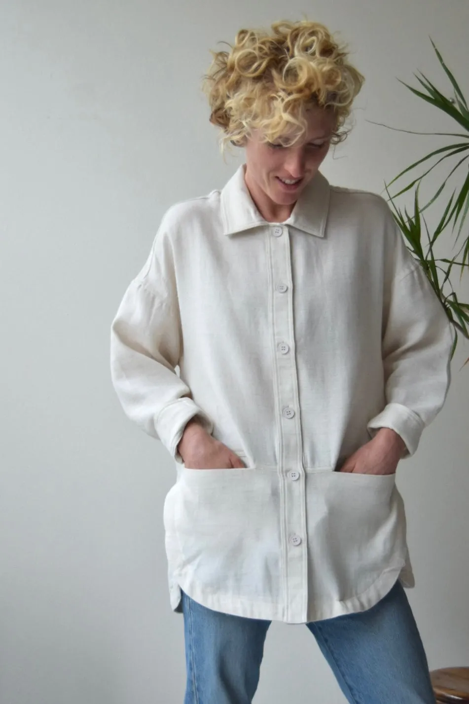 Giroux Cotton Linen Shacket