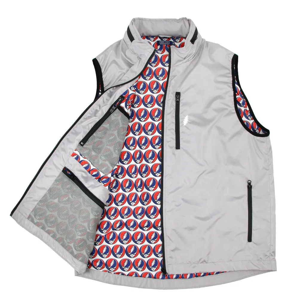 Grateful Dead Steal Your Face Windbreaker Vest