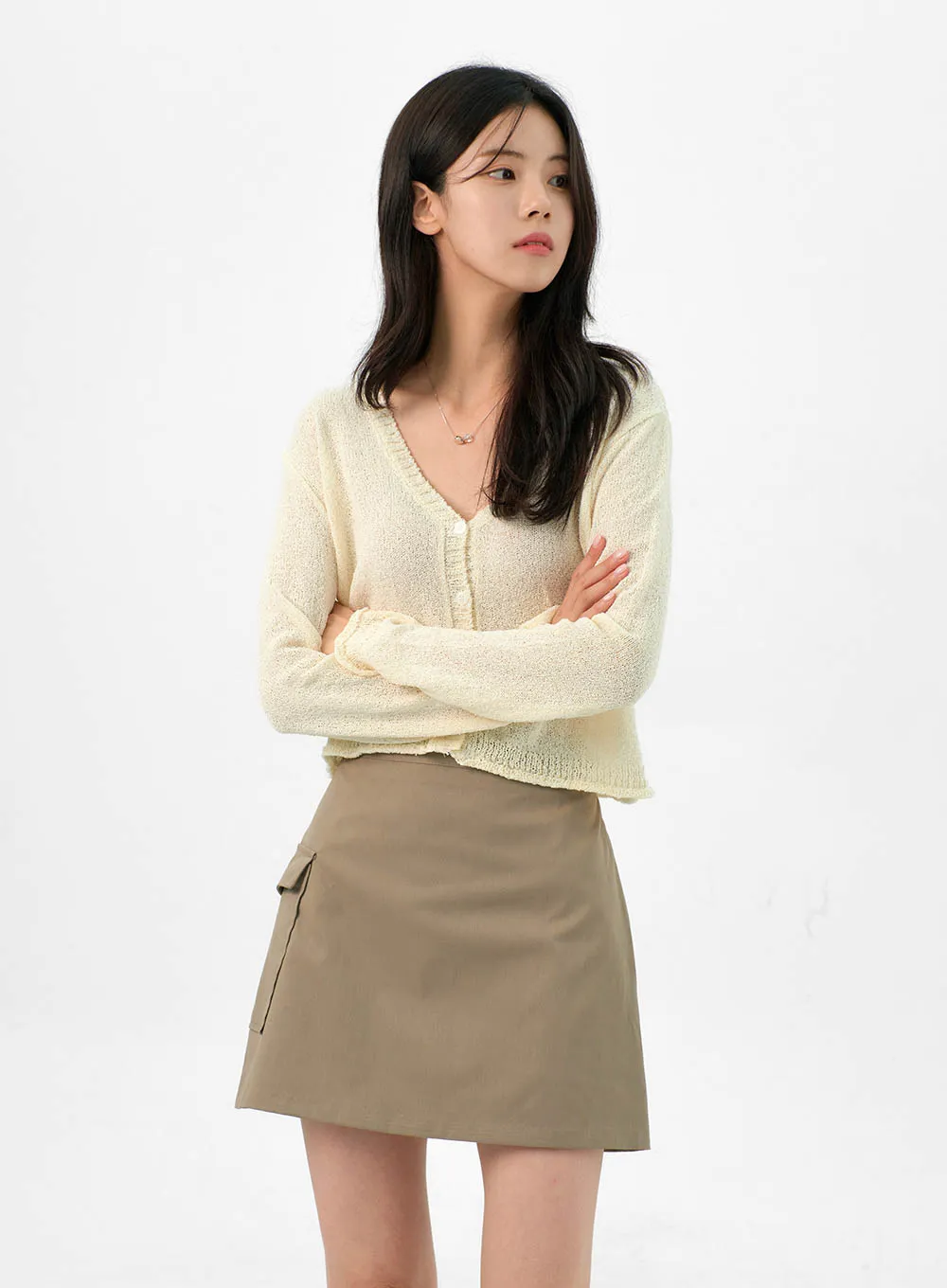 H-Line Mini Skirt with Pocket OG322