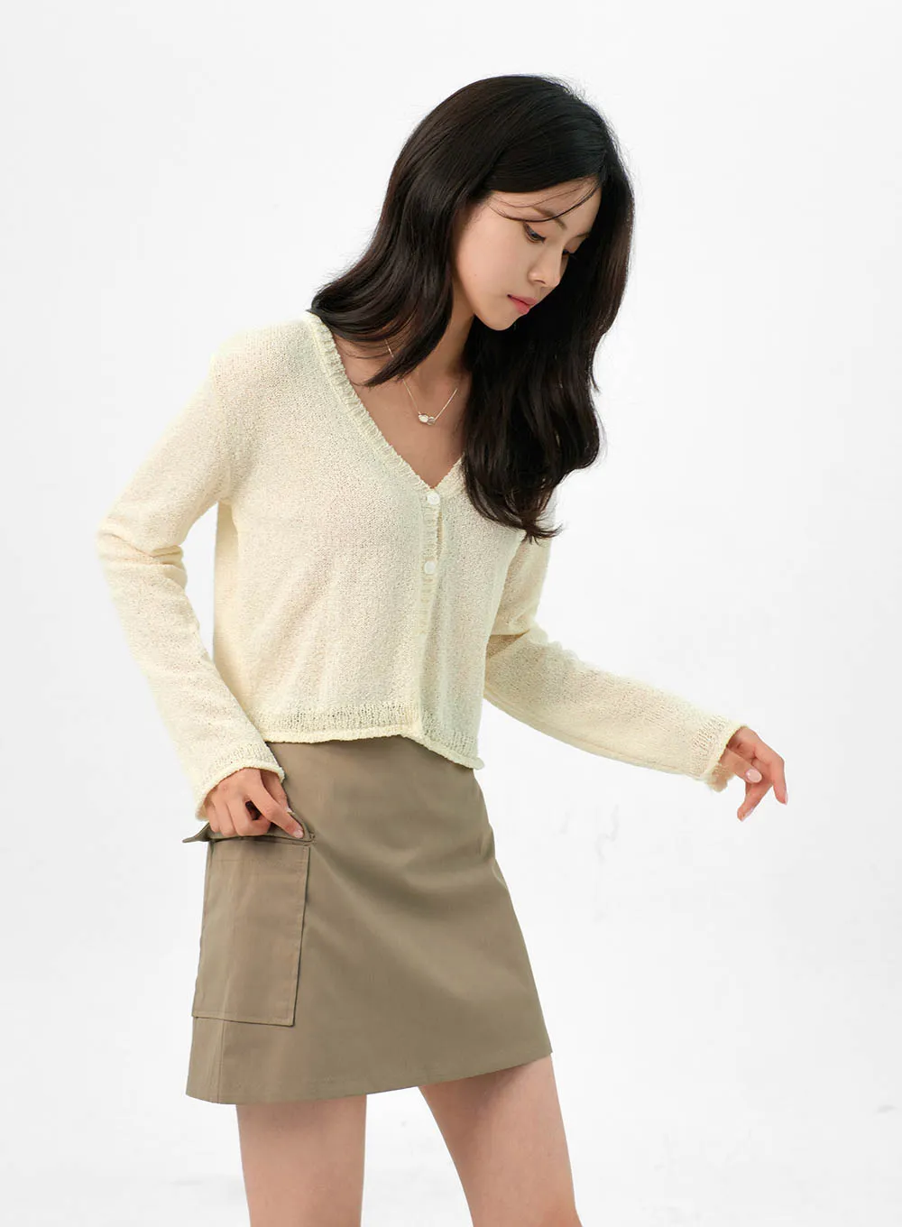 H-Line Mini Skirt with Pocket OG322