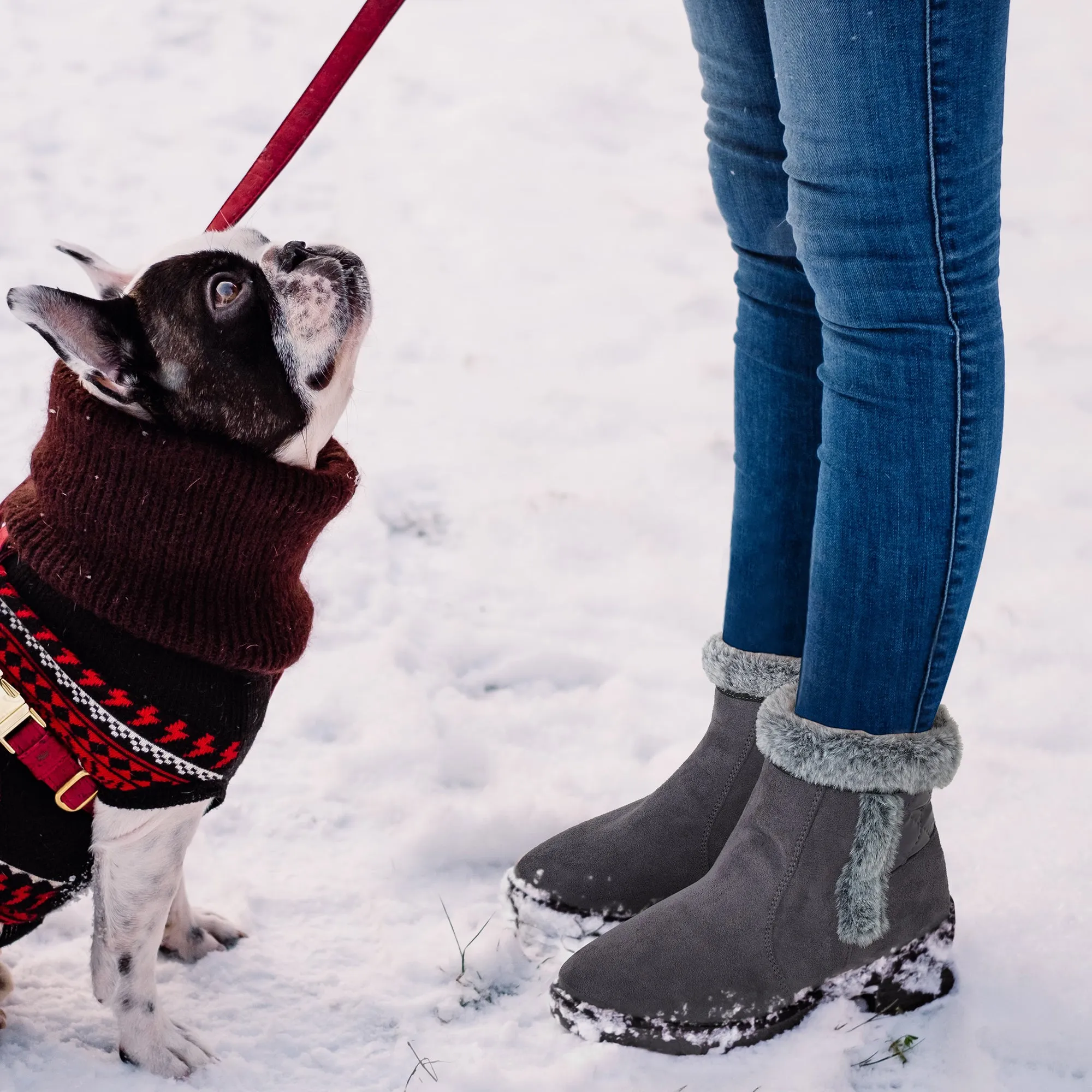 HARENC™Faux Fur Warm Snow Boots 2022