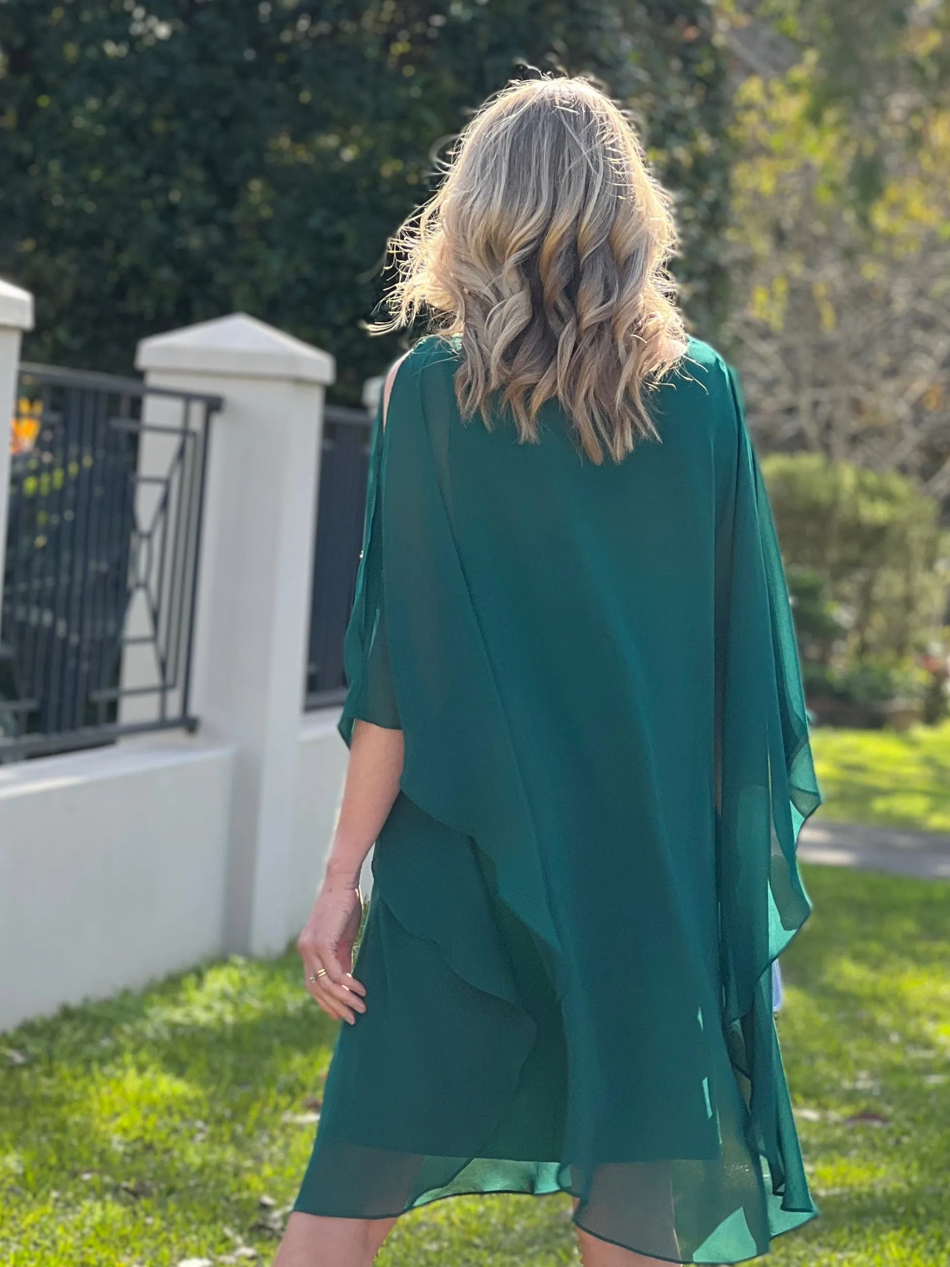 Harlow Emerald Evening Dress