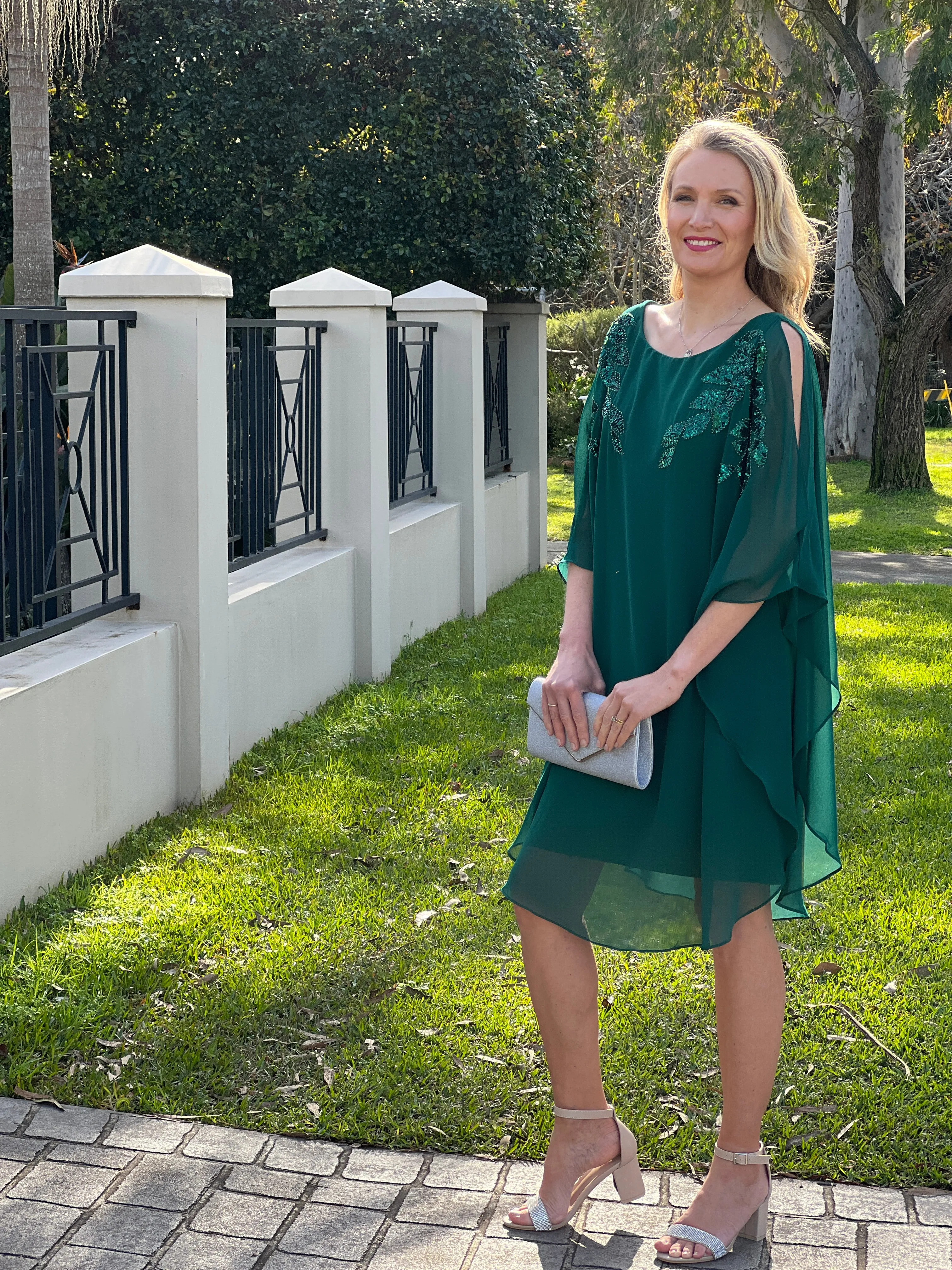 Harlow Emerald Evening Dress