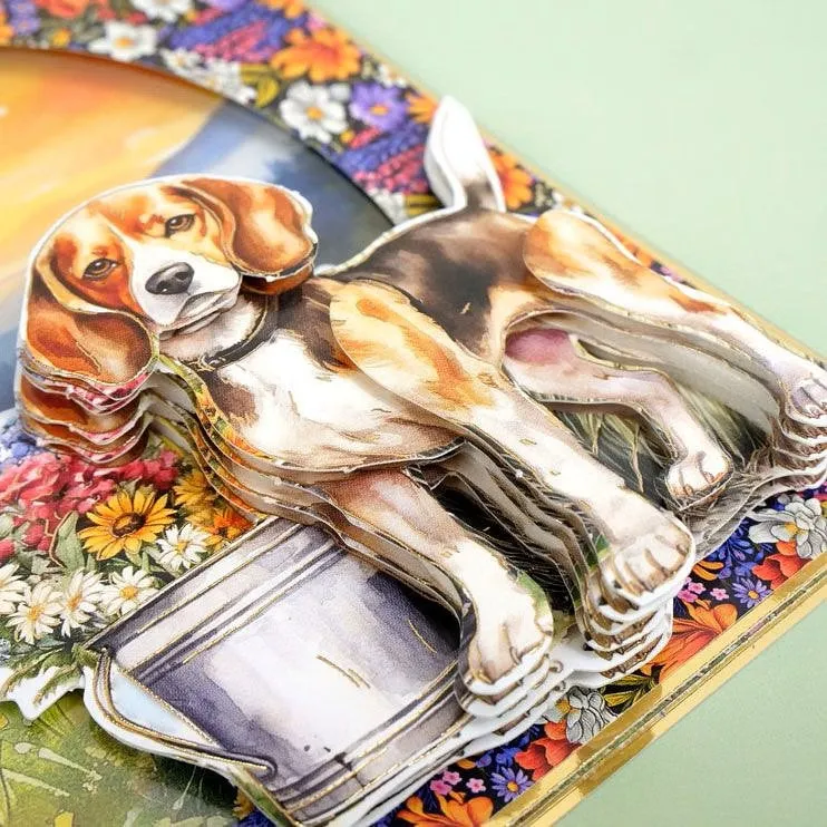 Hunkydory Jack Russell Terrier & Beagle Decoupage Topper Sheet