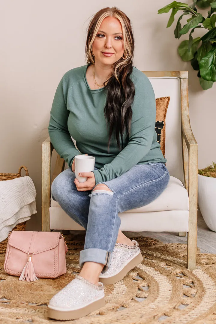 It's A Win Basic Sweater | Ash Jade