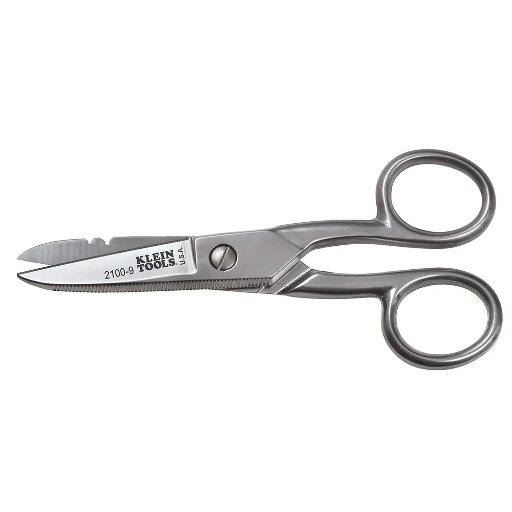 Klein Electricians Scissors Stripping Notches (94-2100-9)