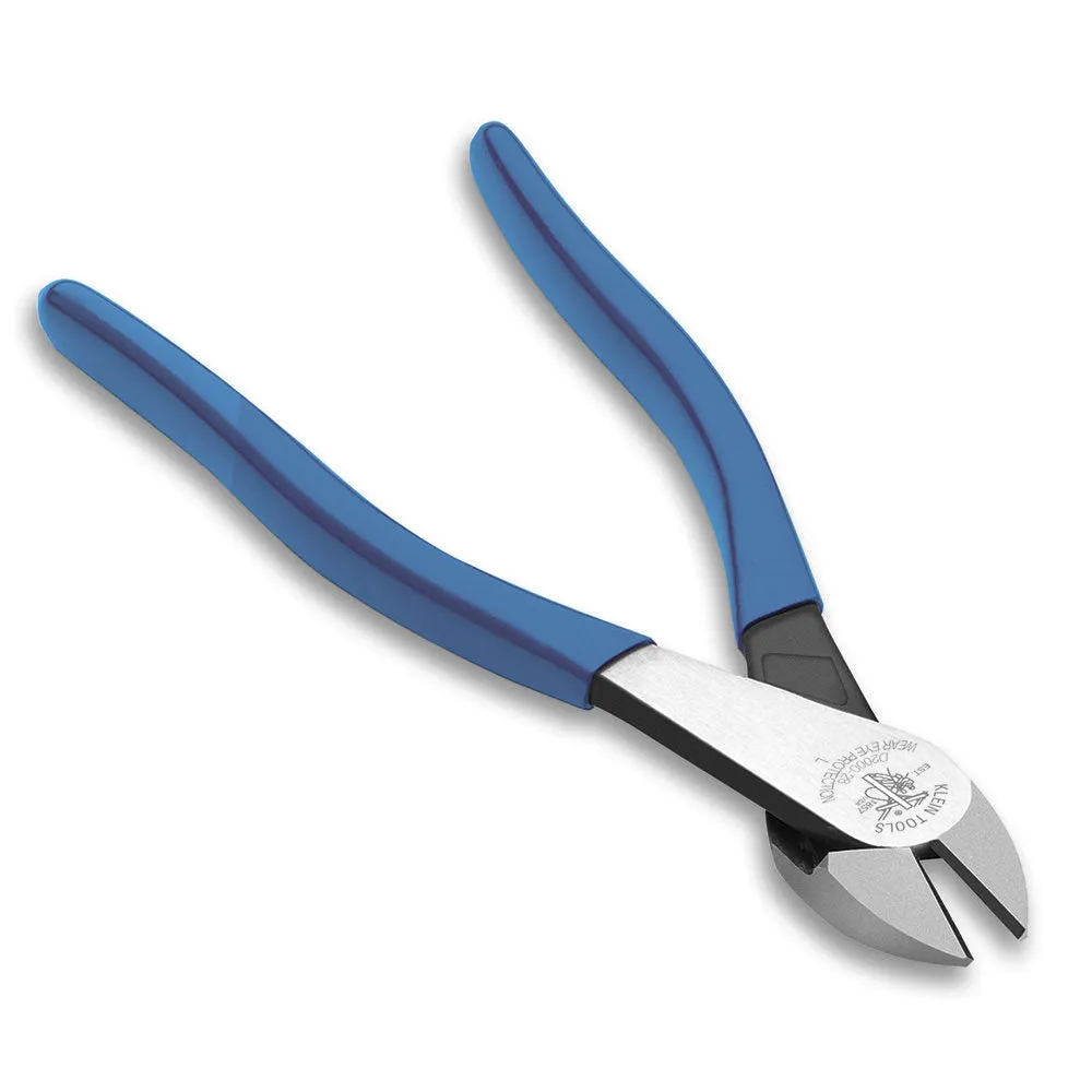 Klein Tools D2000-48 Pliers, Diagonal-Cutters, Angled Head, 8"