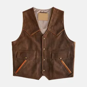 Lachlan Leather Vest