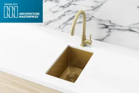 Lavello Bar Sink - Single Bowl 382 x 272 - Brushed Bronze Gold