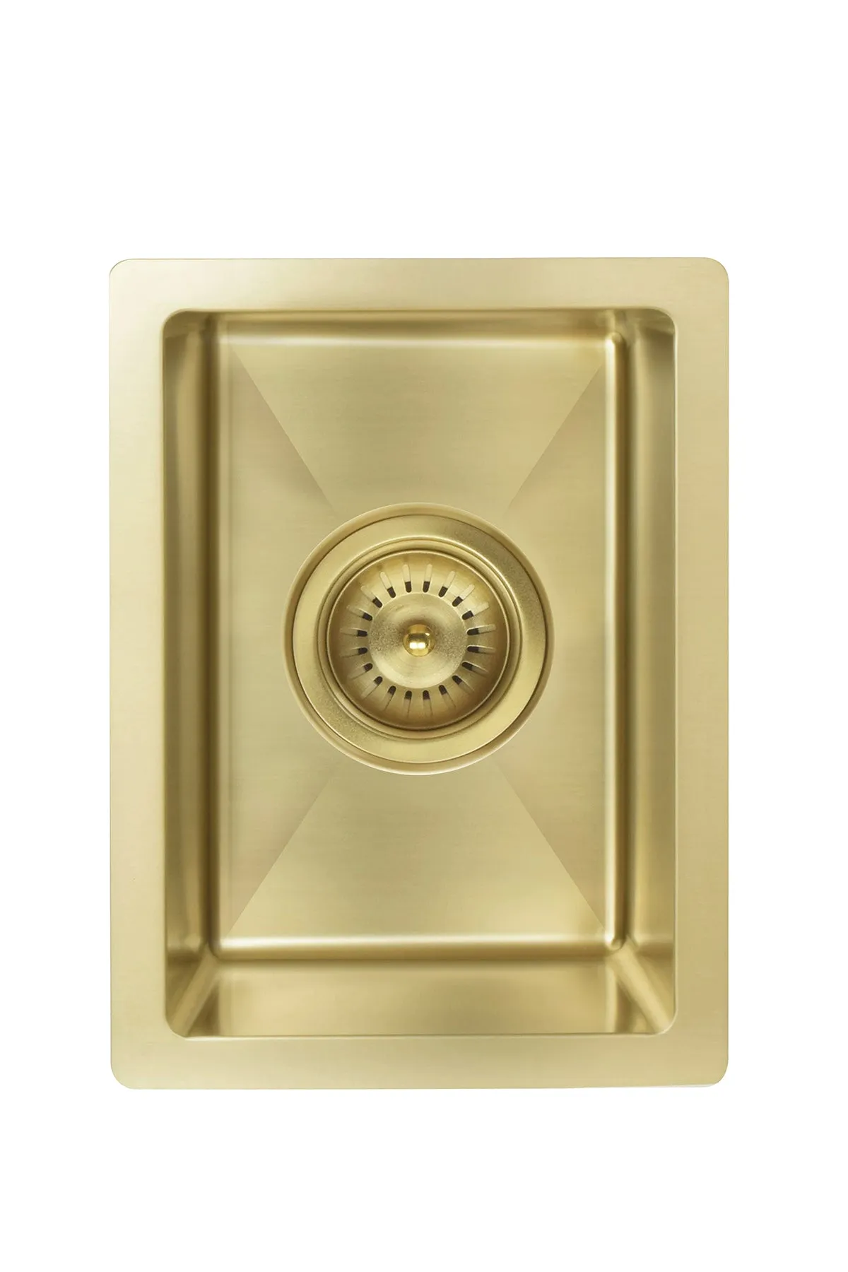 Lavello Bar Sink - Single Bowl 382 x 272 - Brushed Bronze Gold