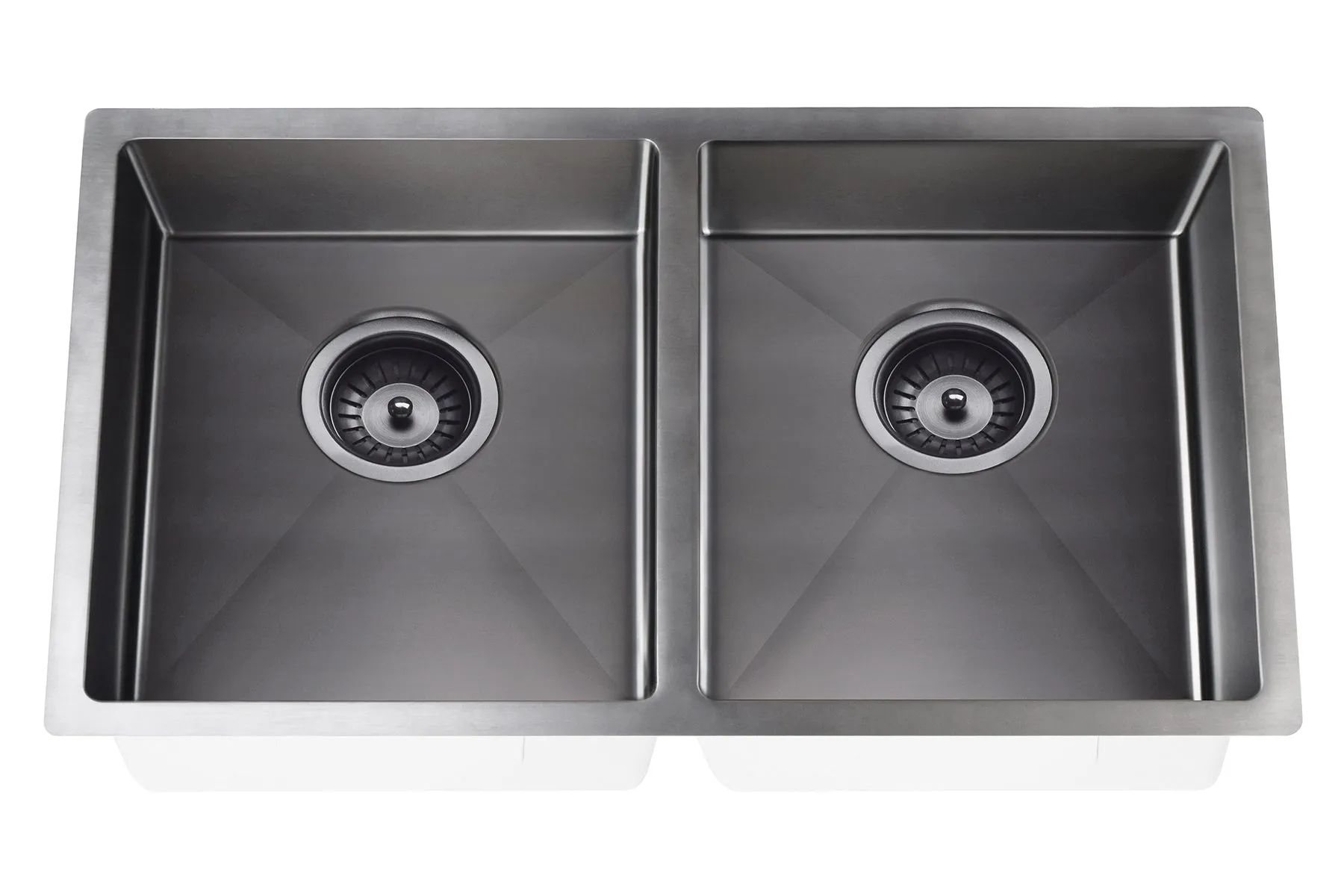 Lavello Kitchen Sink - Double Bowl 860 x 440 -  PVD Gunmetal Black