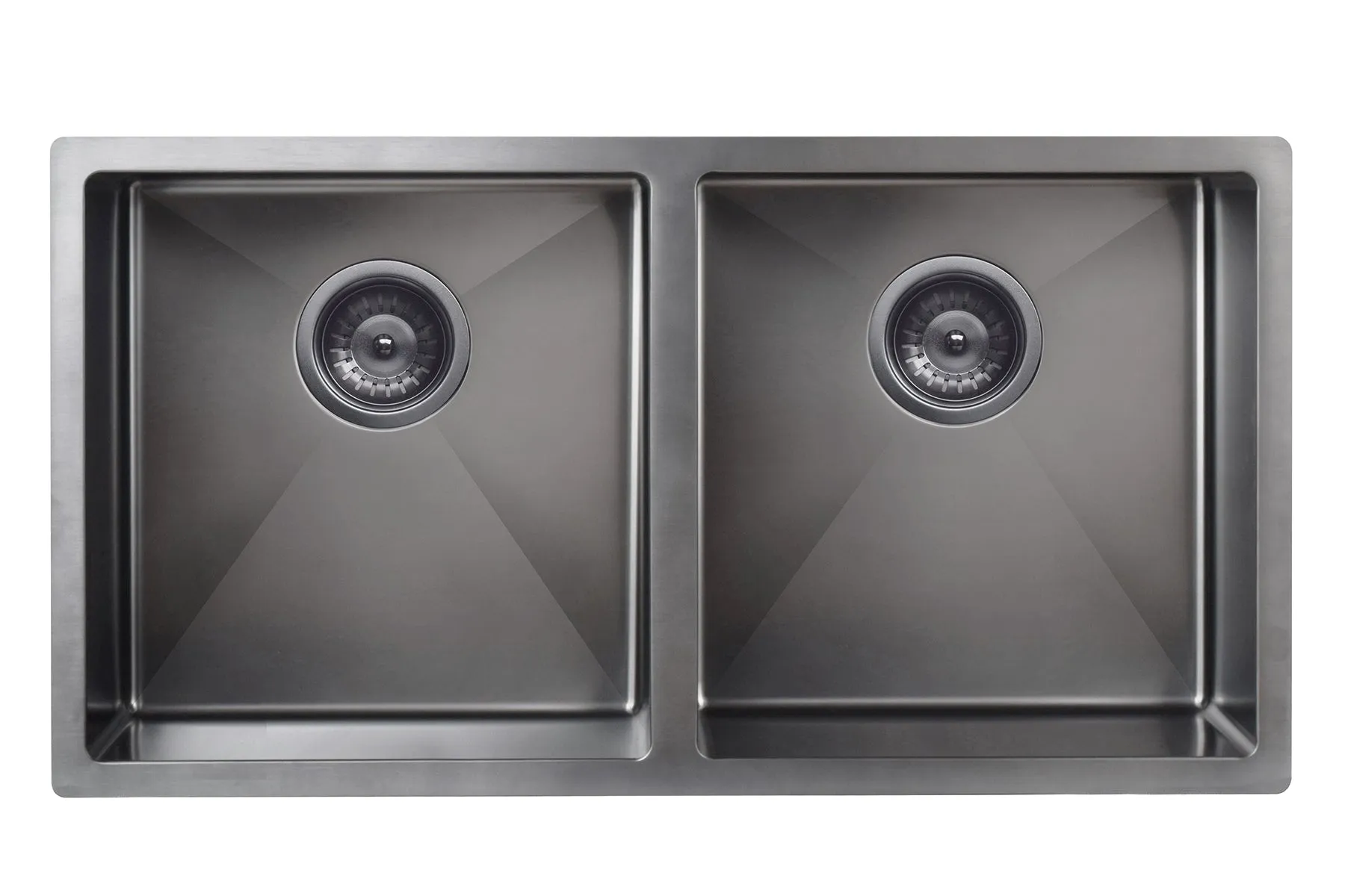 Lavello Kitchen Sink - Double Bowl 860 x 440 -  PVD Gunmetal Black