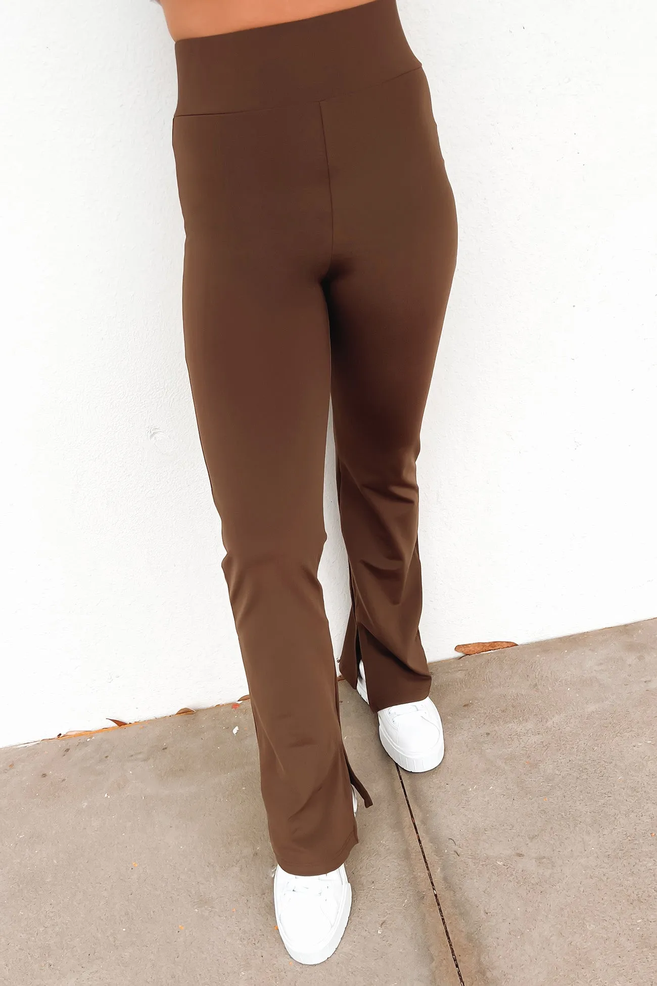 Leighton Flare Pant Brown