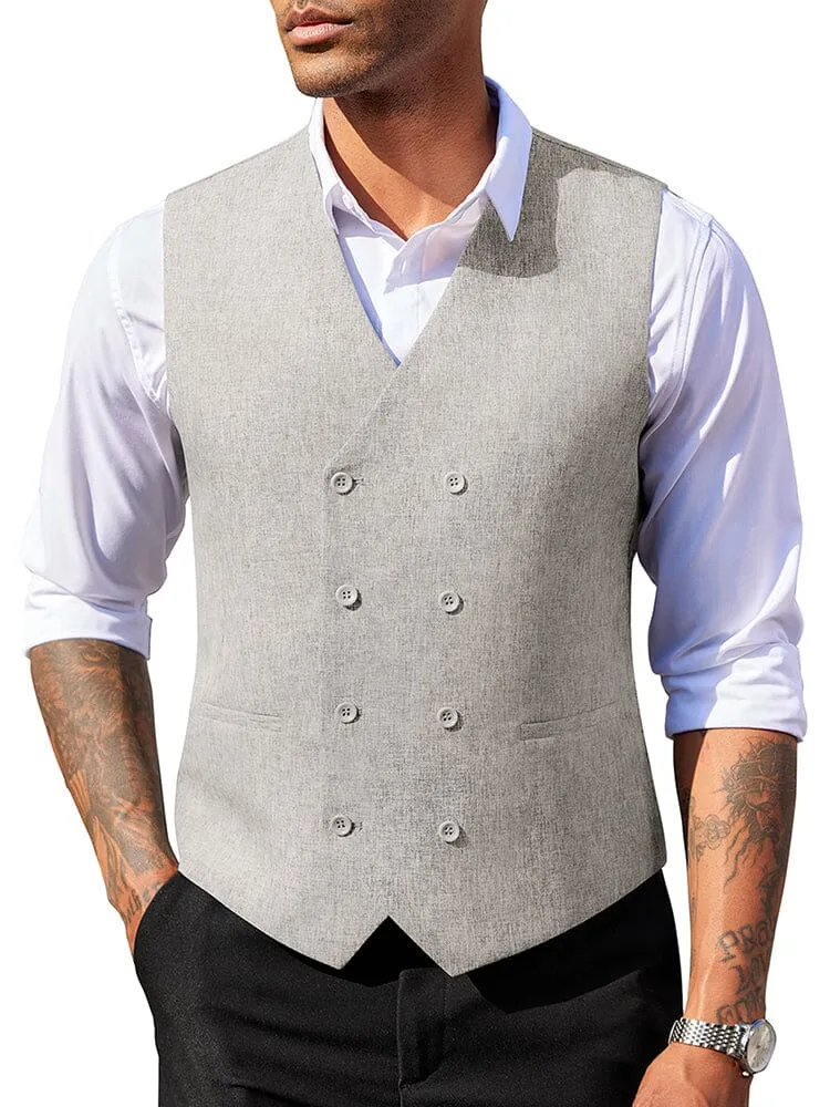 Lightweight Double Breasted Suit Vest (US Only)