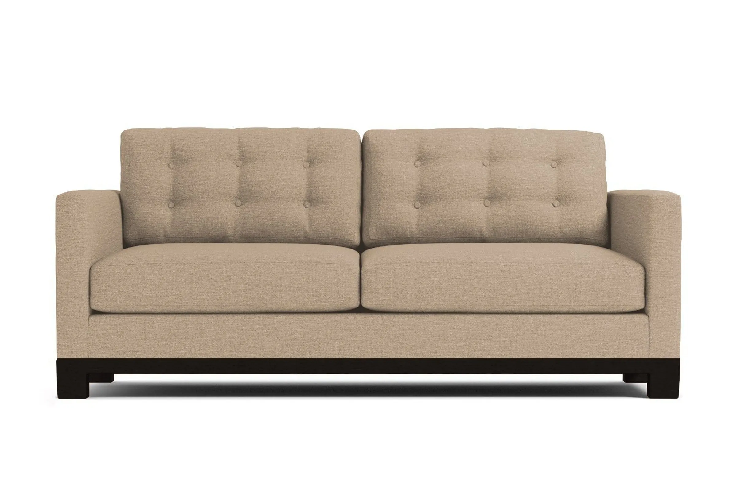 Logan Drive Twin Size Sleeper Sofa Bed :: Leg Finish: Espresso / Sleeper Option: Memory Foam Mattress