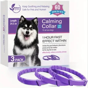 LongLasting Anxiety Relief Collar for Small Medium and Large Dogs