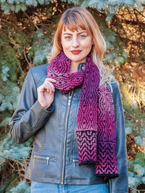 Magenta Mosaic Scarf