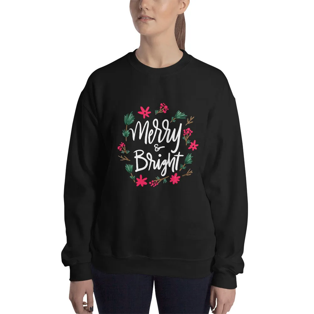 Merry and Bright Women's Sweatshirt