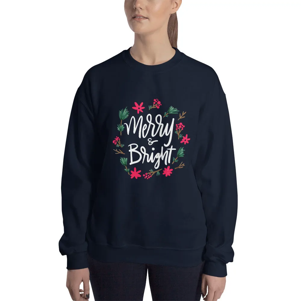 Merry and Bright Women's Sweatshirt