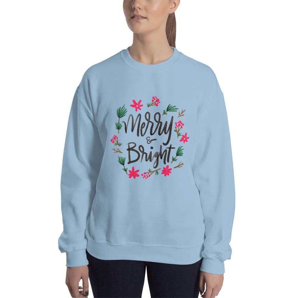 Merry and Bright Women's Sweatshirt