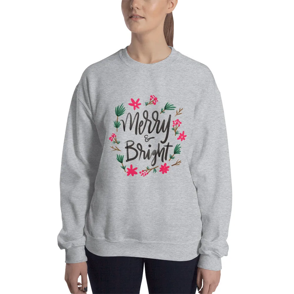 Merry and Bright Women's Sweatshirt