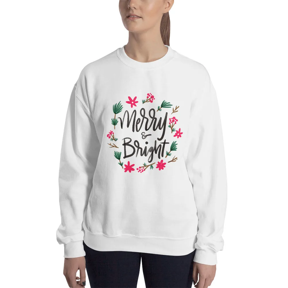 Merry and Bright Women's Sweatshirt