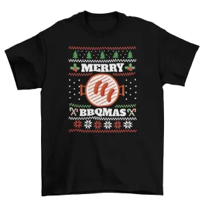 Merry BBQMas Christmas Ugly Sweater T-shirt