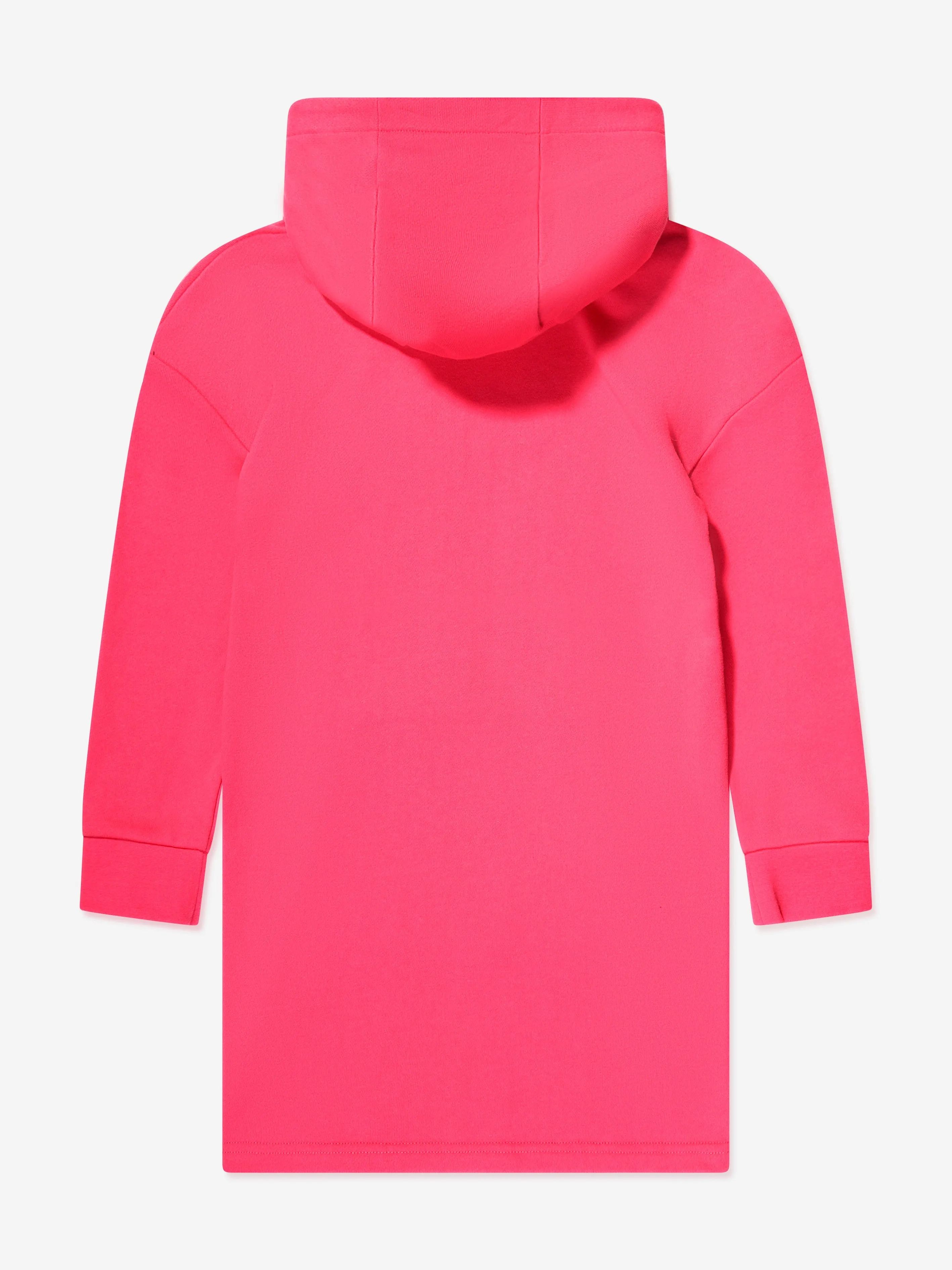 Michael Kors Girls Hooded Sweater Dress in Pink