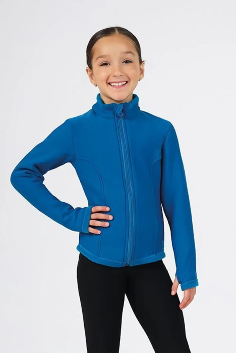 Mondor Girl's 24493 Sequin Figure Skating Polartec Jacket