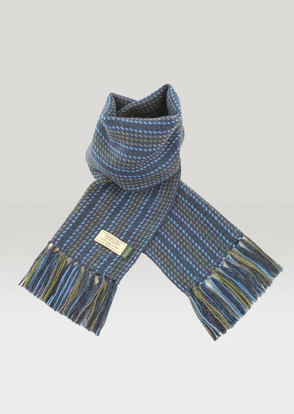 Mucros Alpaca Scarf | Blue Green