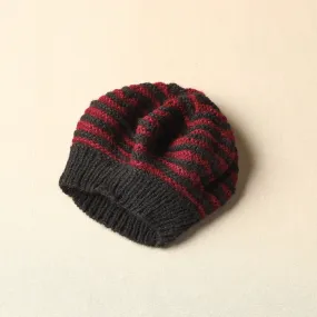 Multicolor - Kumaun Hand Knitted Woolen Beret Cap 71