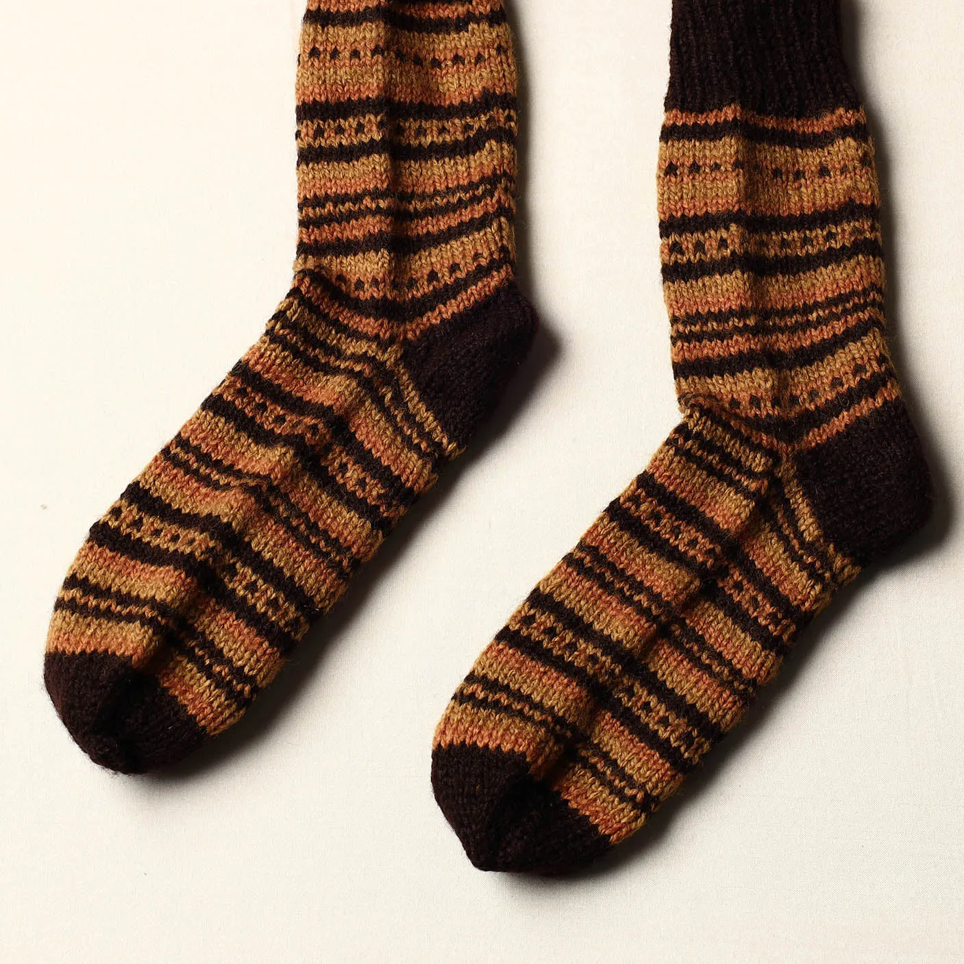 Multicolor - Kumaun Hand Knitted Woolen Socks (Adult)