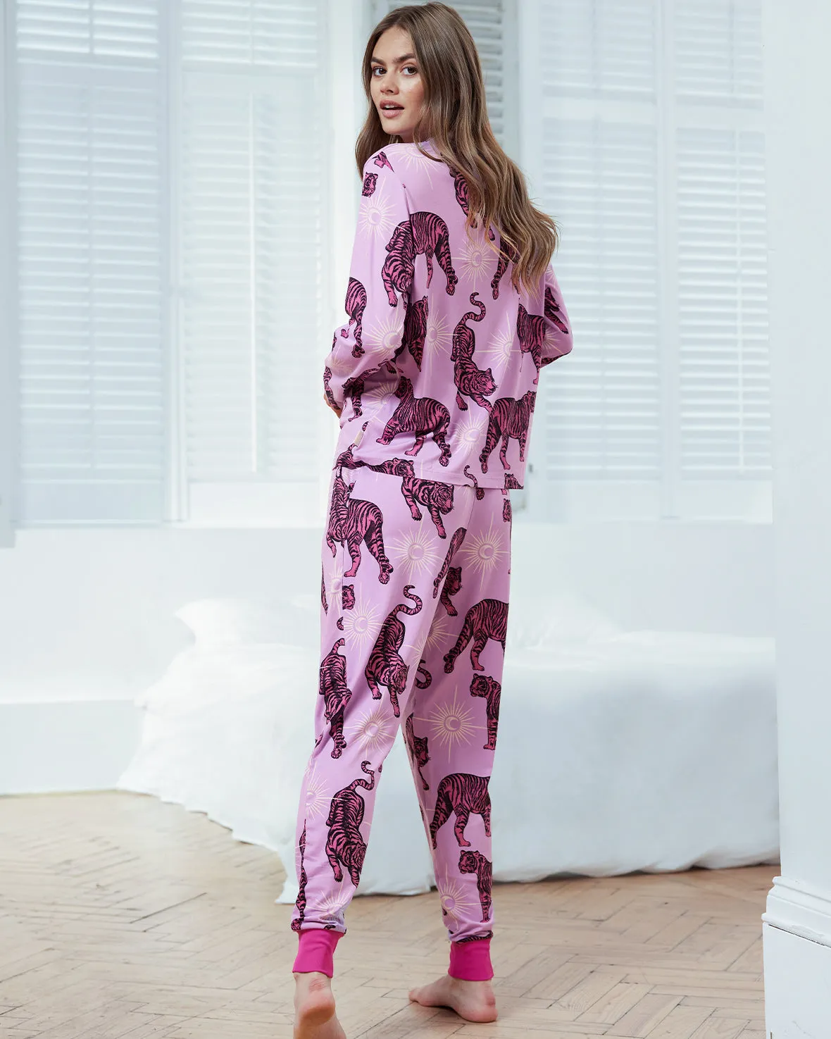 Mystic Tiger Print Long Pyjama Set