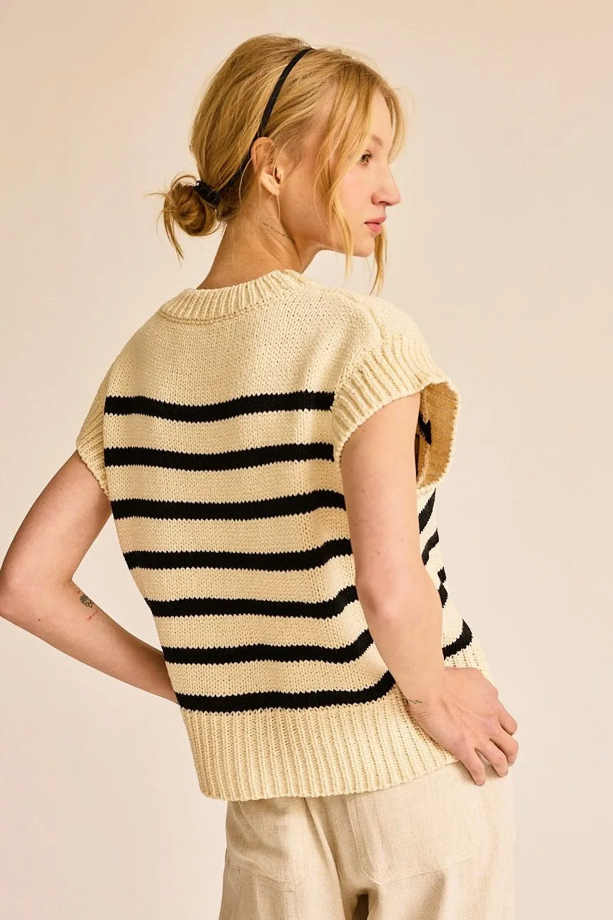 Olivia Stripe Knit TOP