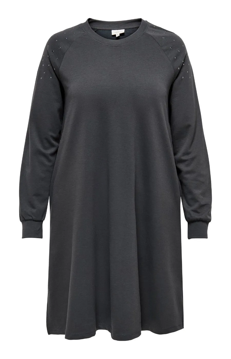 Only Carmakoma Caia Sweater Dress in Charcoal