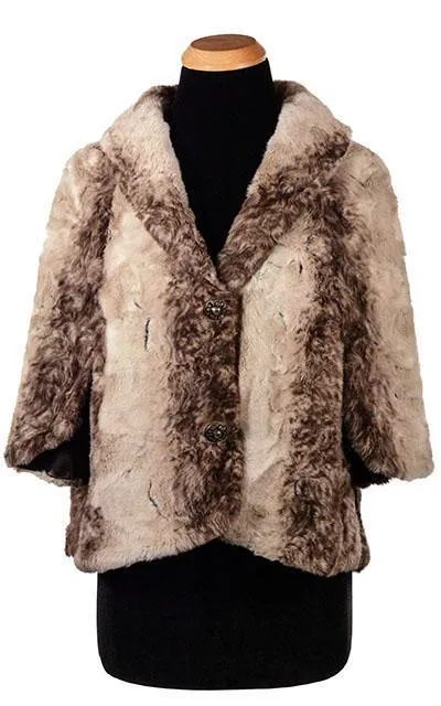 Opera Cape - Luxury Faux Fur in Fawn - SOLD OUT!