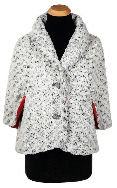 Opera Cape - Rosebud Faux Fur - Sold Out!