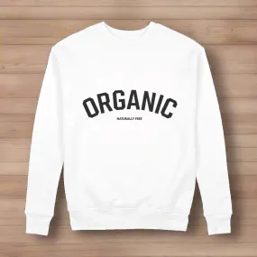 Organic Logo 100% Organic Cotton Graphic Sweatshirt