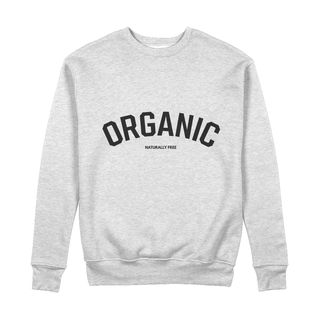 Organic Logo 100% Organic Cotton Graphic Sweatshirt