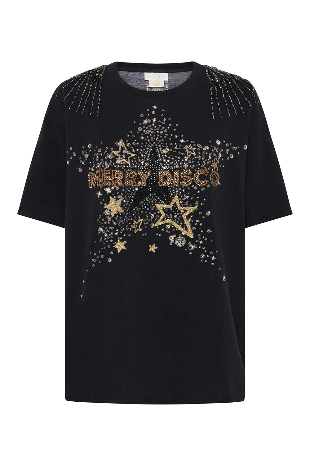 OVERSIZE BAND TEE LADY STARDUST