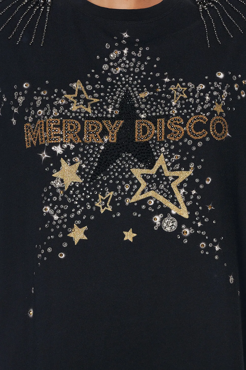 OVERSIZE BAND TEE LADY STARDUST