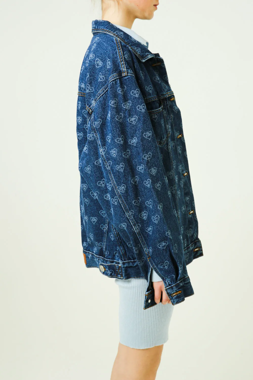 Oversized denim jacket