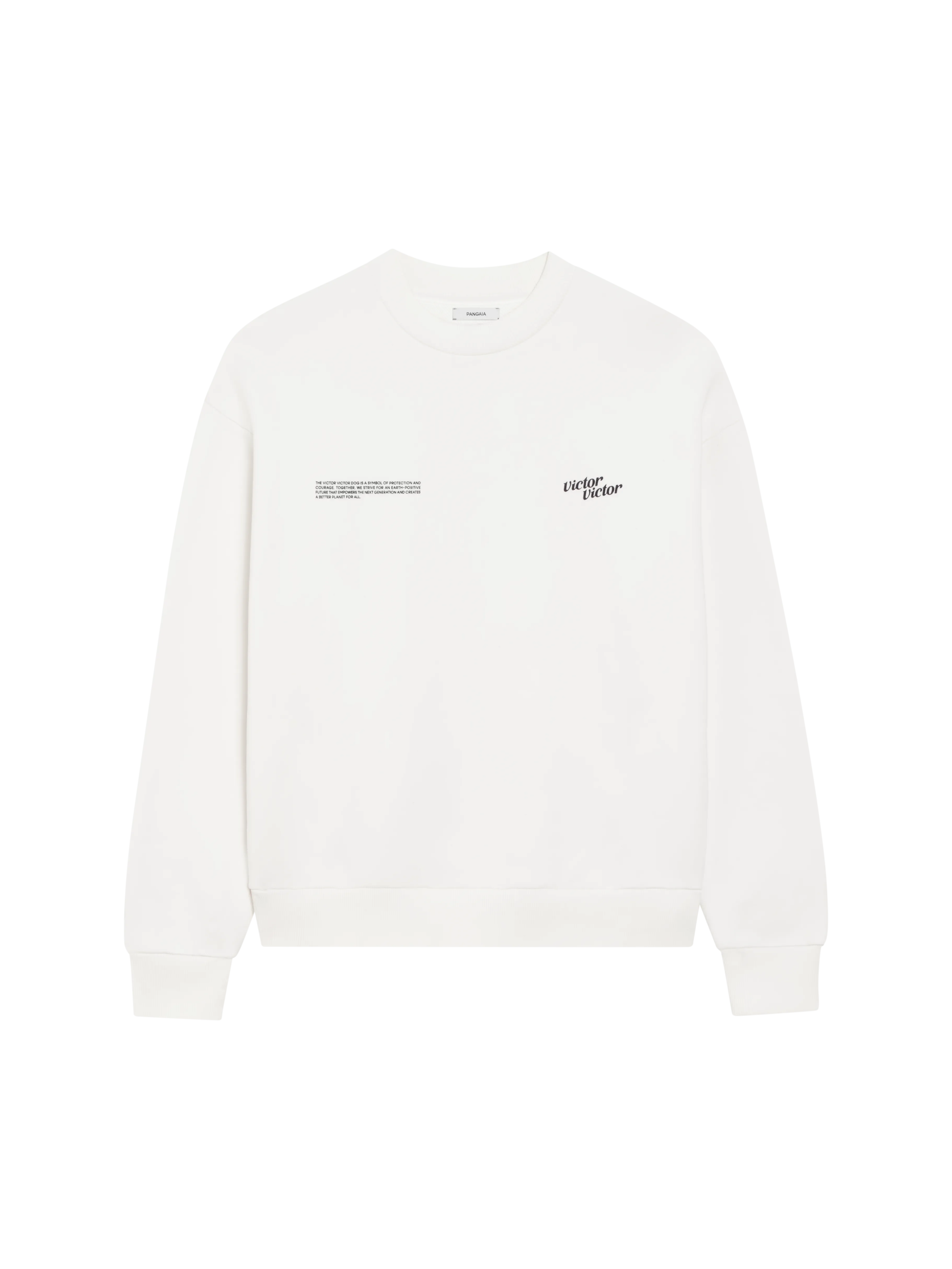 PANGAIA x Victor Victor Sweatshirt—off-white