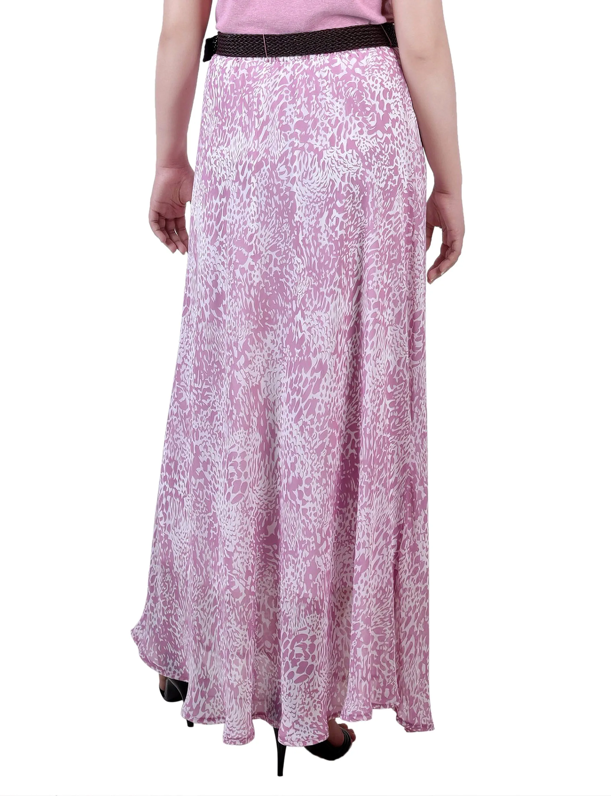 Petite Chiffon Maxi Skirt