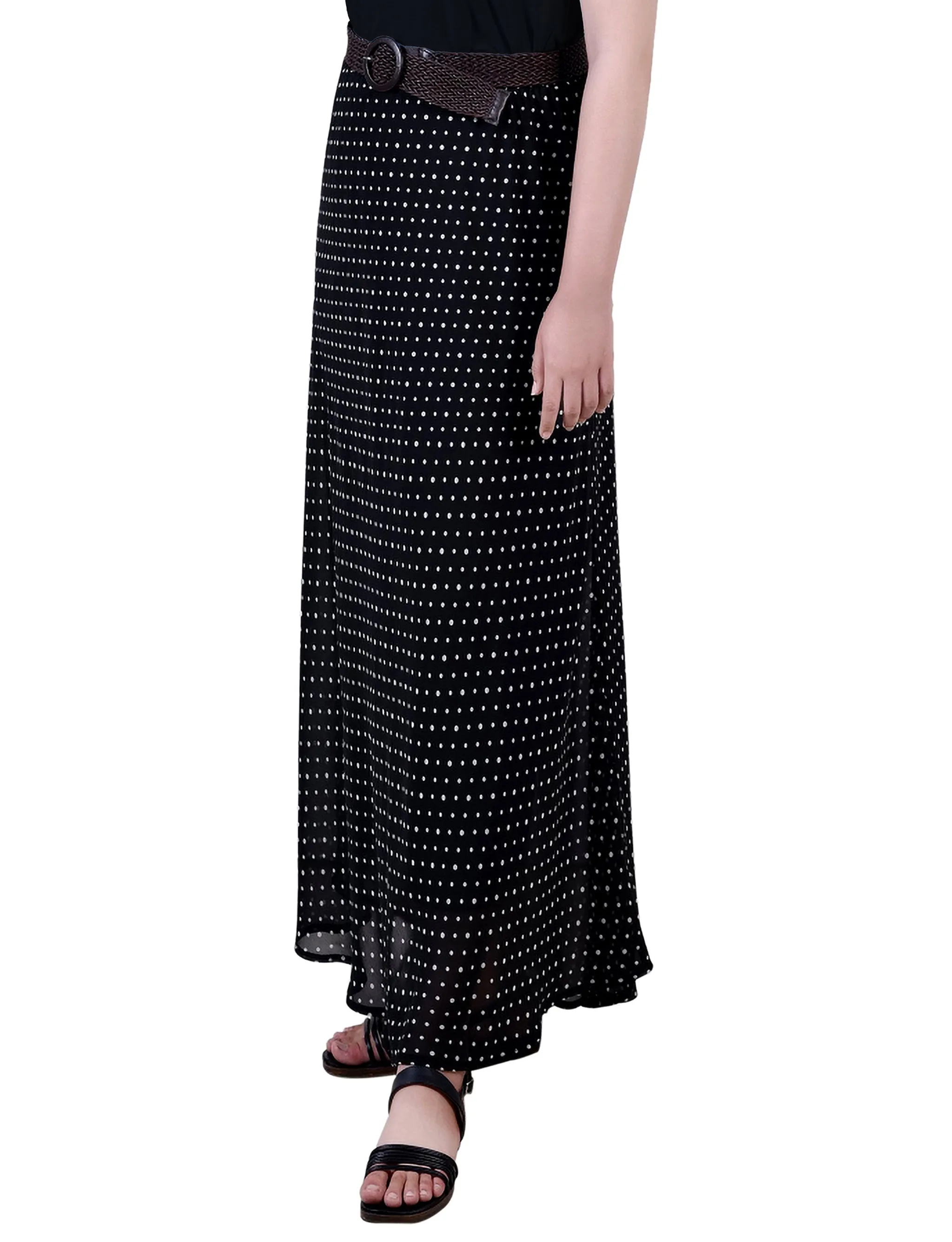 Petite Chiffon Maxi Skirt